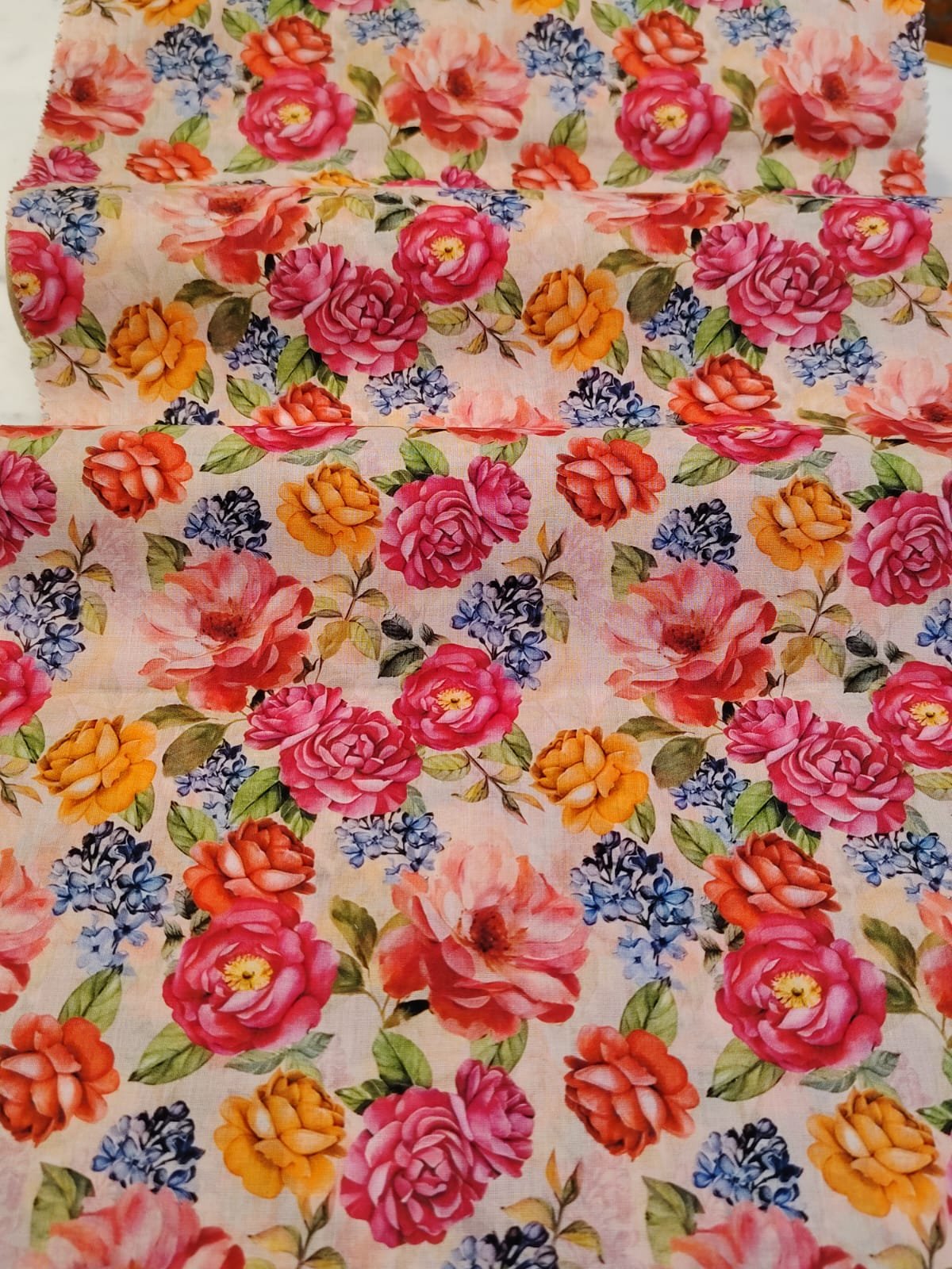 100% Cotton Superfine Lawn pattern 13