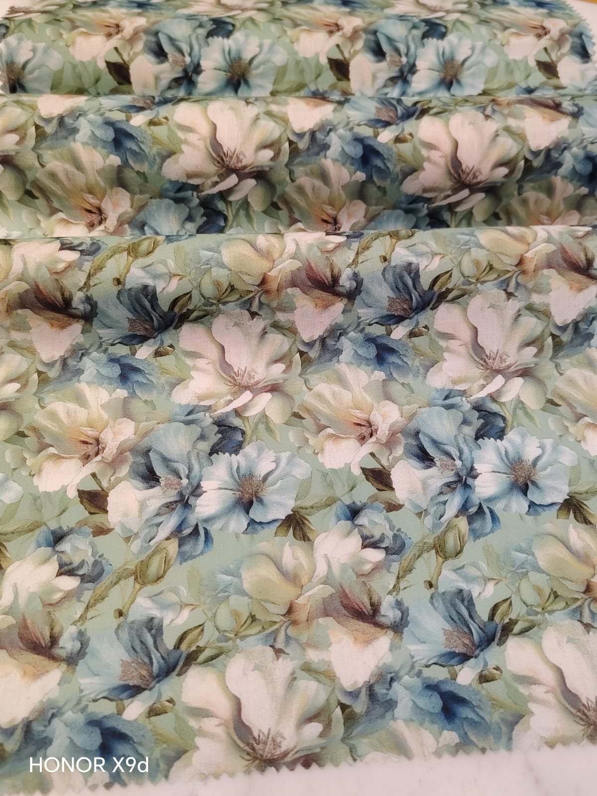100% Cotton Superfine Lawn pattern 15